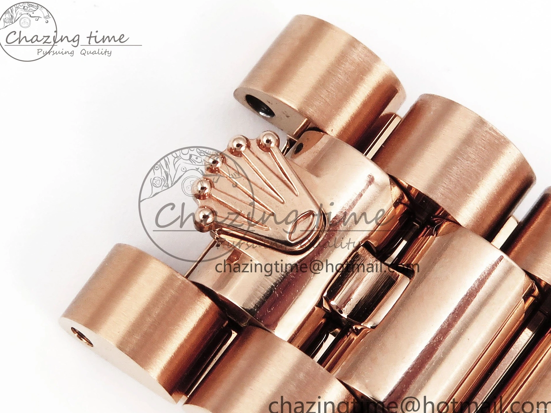 MiroTime 0209 OdorResistant Day Date 36 RG TWSF Best Edition White Diamonds Dial on RG Bracelet A 1610